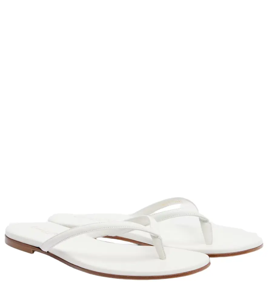 Gianvito Rossi Leather thong sandals