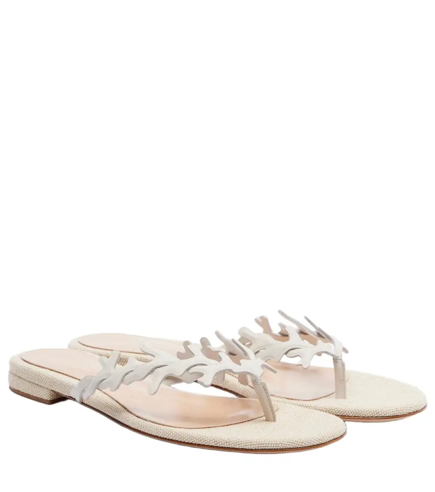 Gianvito Rossi Paros leather thong sandals