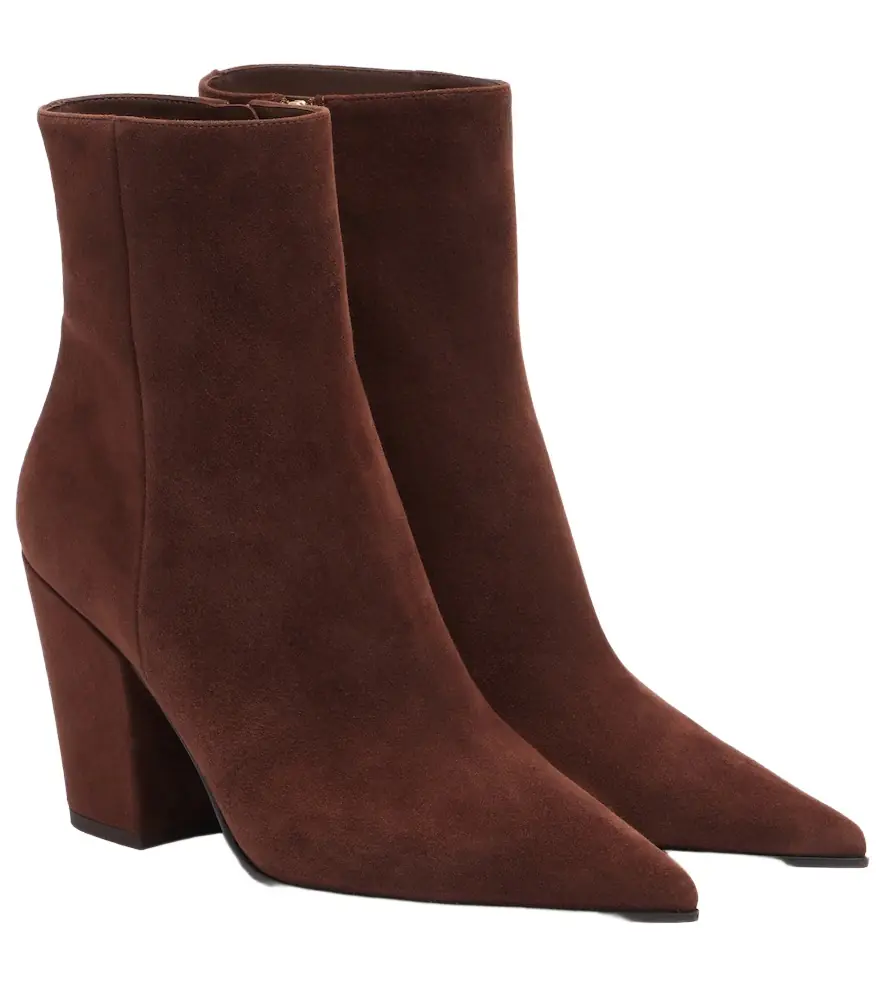 Gianvito Rossi Keinna 85 suede ankle boots