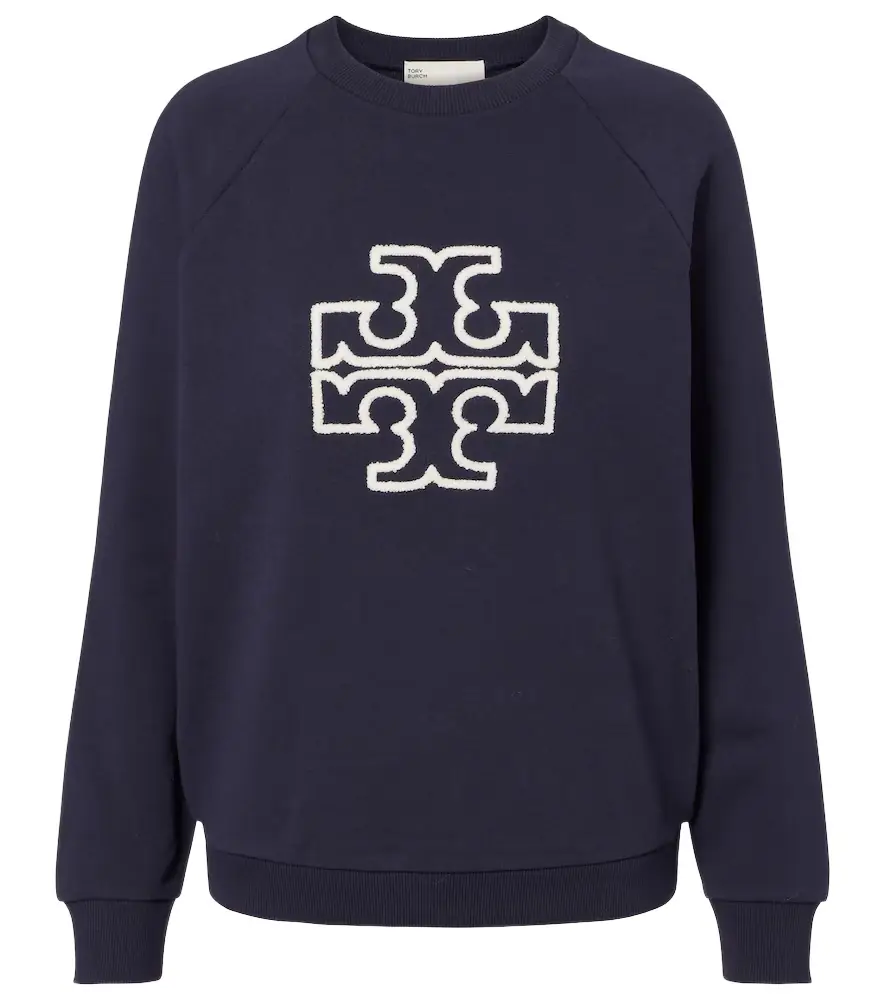 Tory Burch Logo cotton jersey sweatshirt
