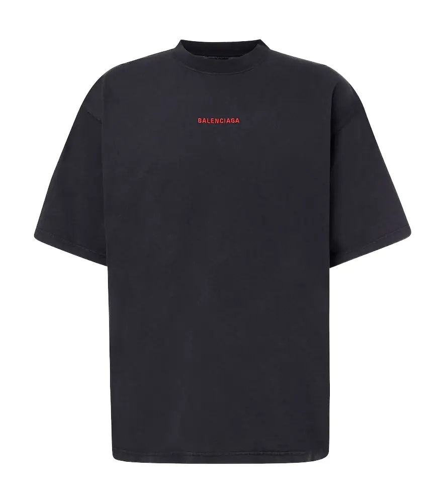 Balenciaga Logo cotton jersey T-shirt