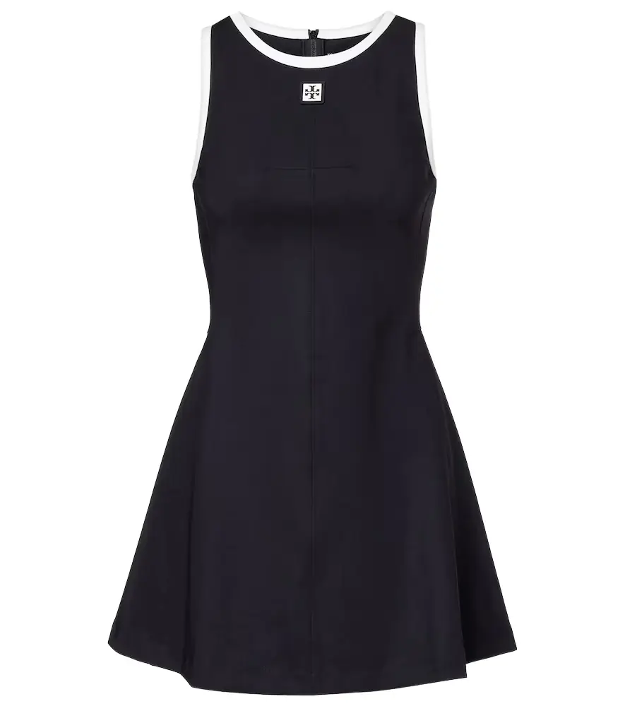 Tory Burch T Monogram jersey tennis dress