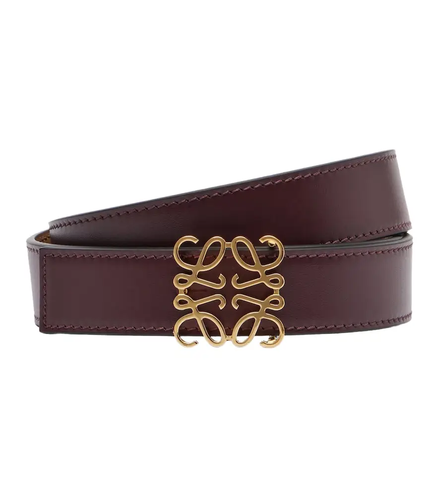 Loewe Anagram leather belt
