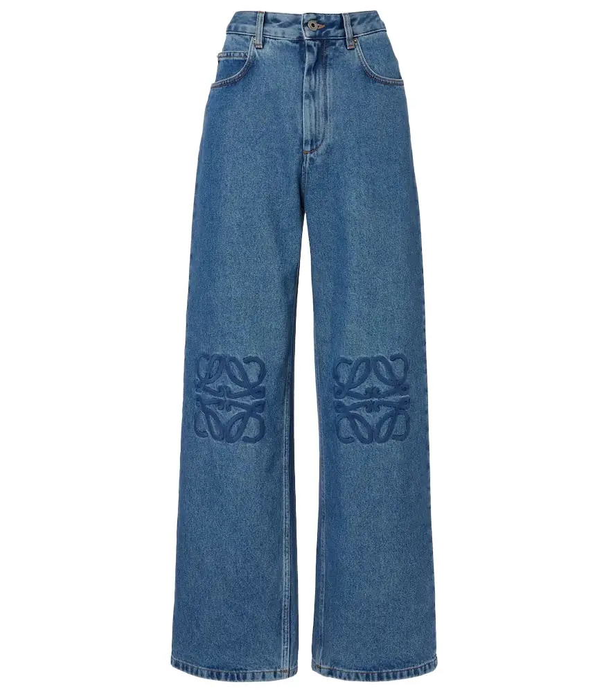 Loewe Anagram wide-leg jeans