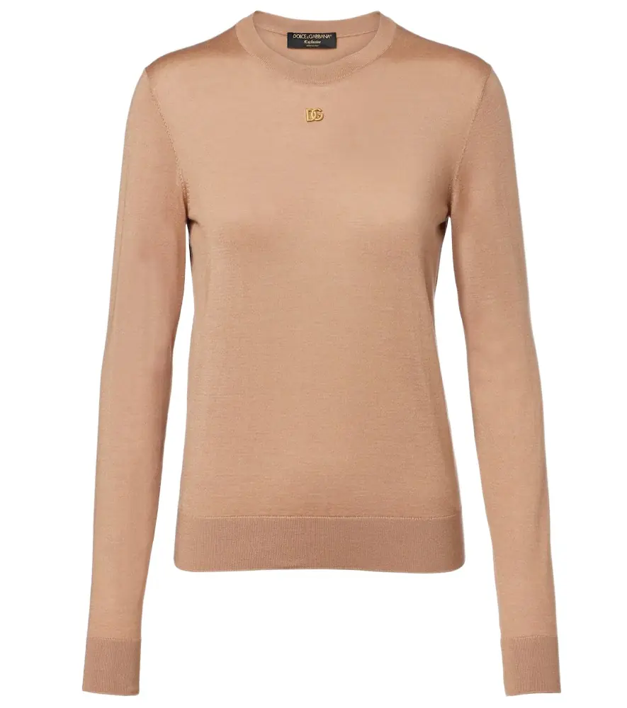 Dolce & Gabbana DG cashmere and silk sweater