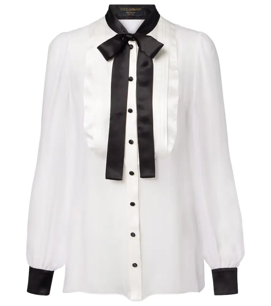 Dolce & Gabbana Sheer silk blouse