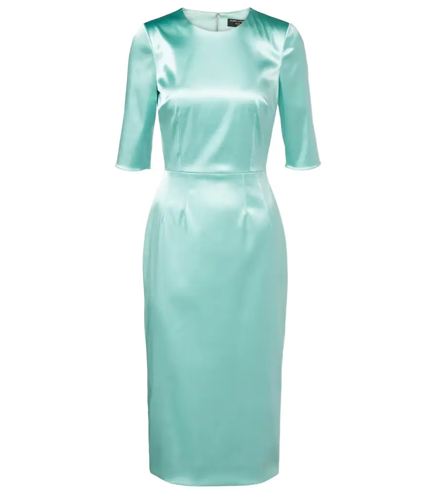 Dolce & Gabbana Satin midi dress