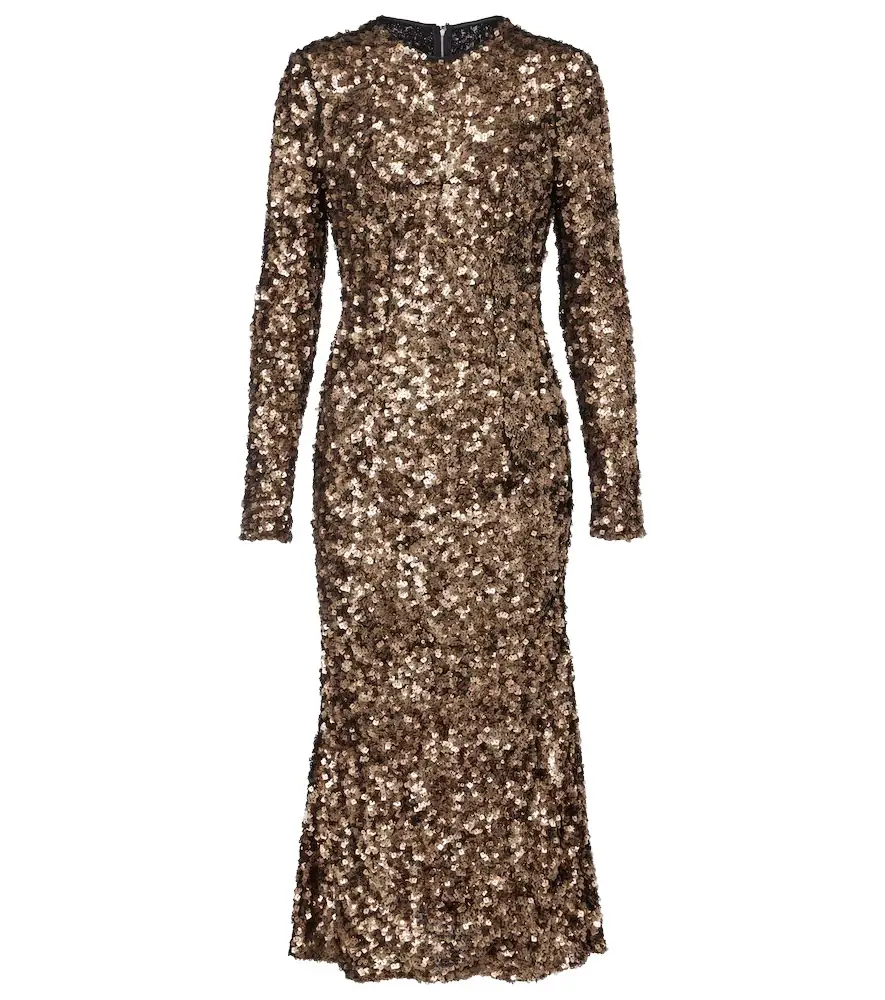 Dolce & Gabbana Sequined midi dress