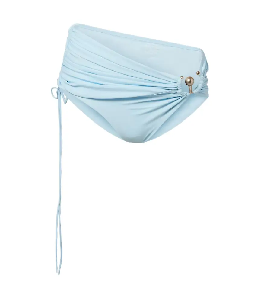 Christopher Esber Orbit ruched bikini bottoms