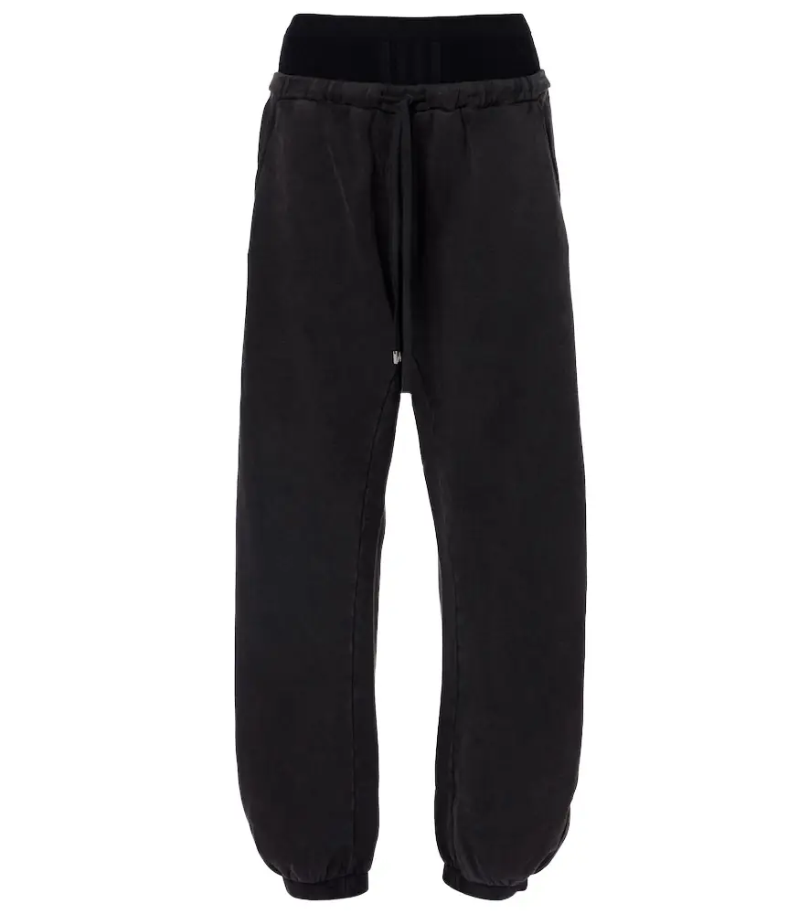 The Attico Cotton jersey sweatpants