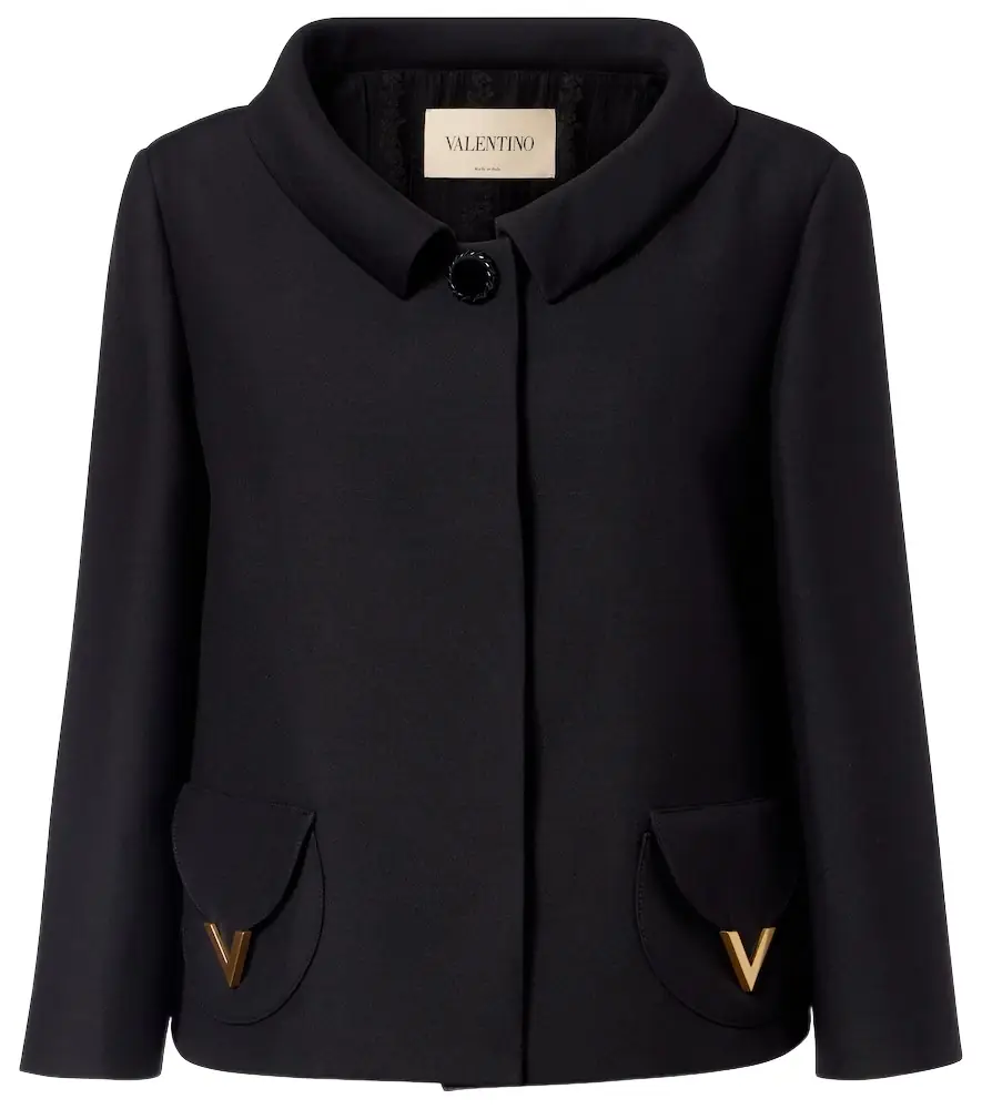 Valentino VGold Crepe Couture jacket