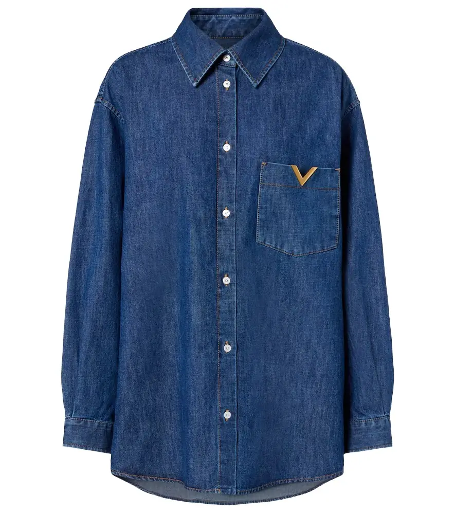 Valentino VGold chambray shirt