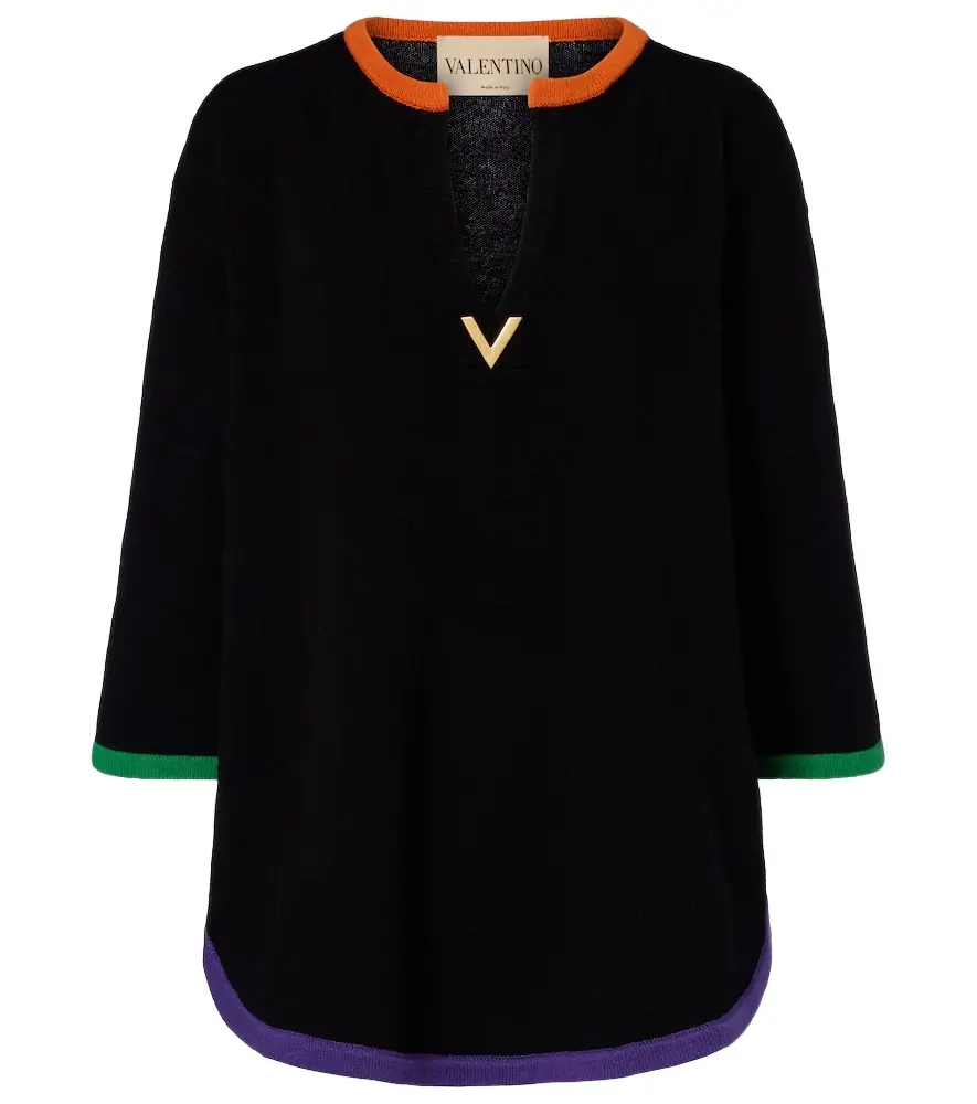 Valentino VGold virgin wool sweater