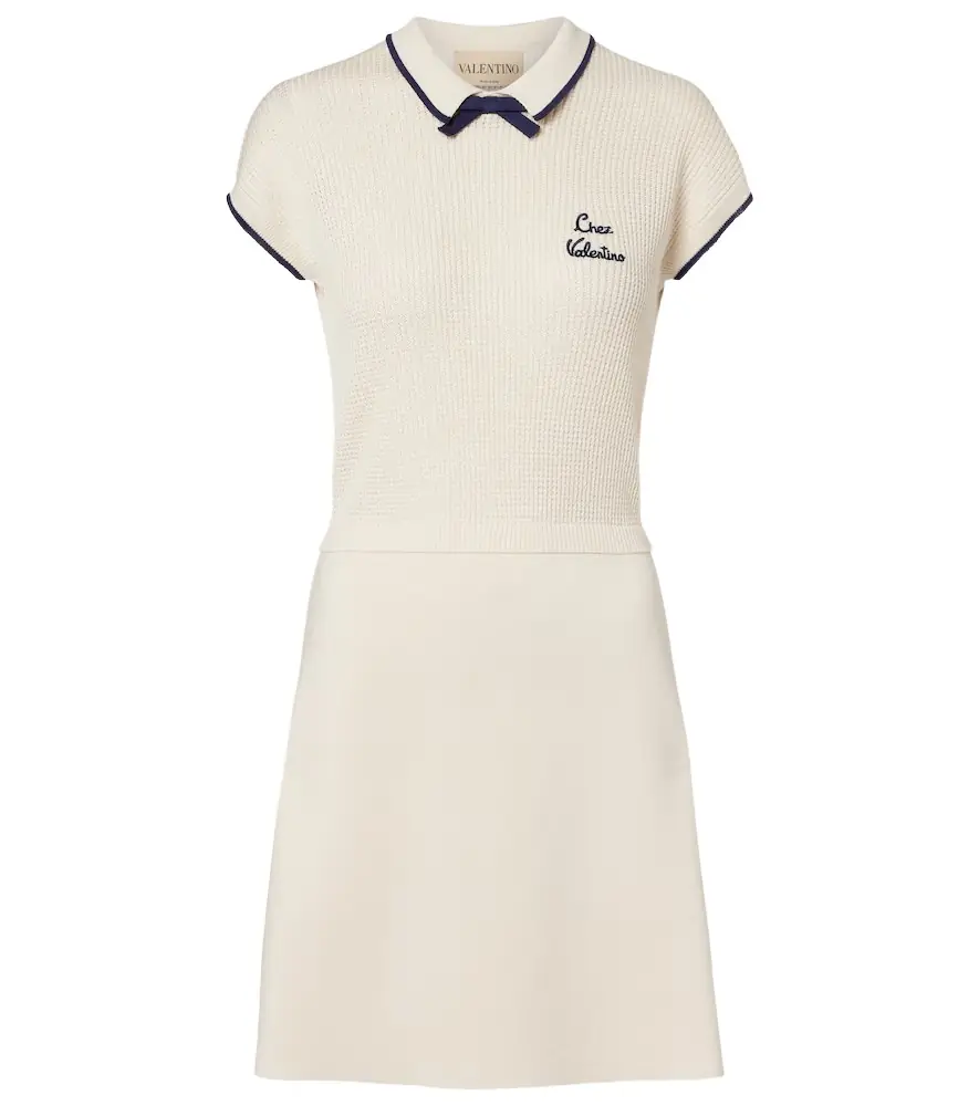 Valentino Chez  cotton-blend minidress