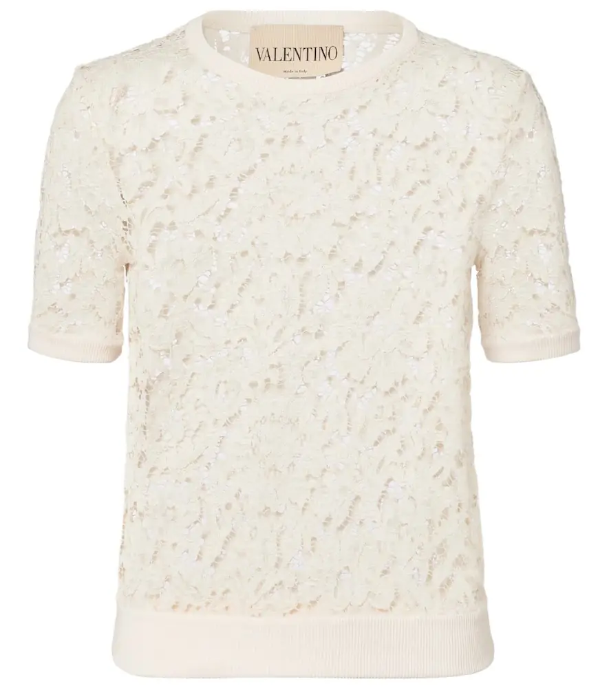 Valentino Mossi lace top