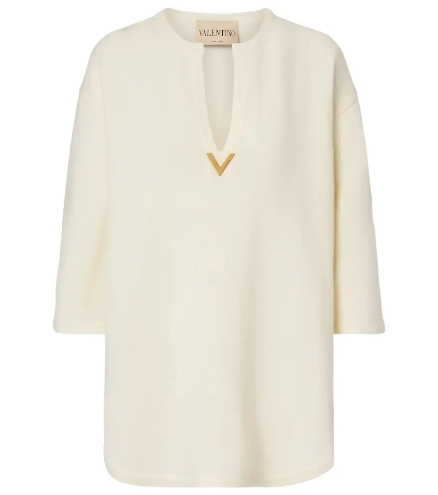 Valentino VGold virgin wool sweater