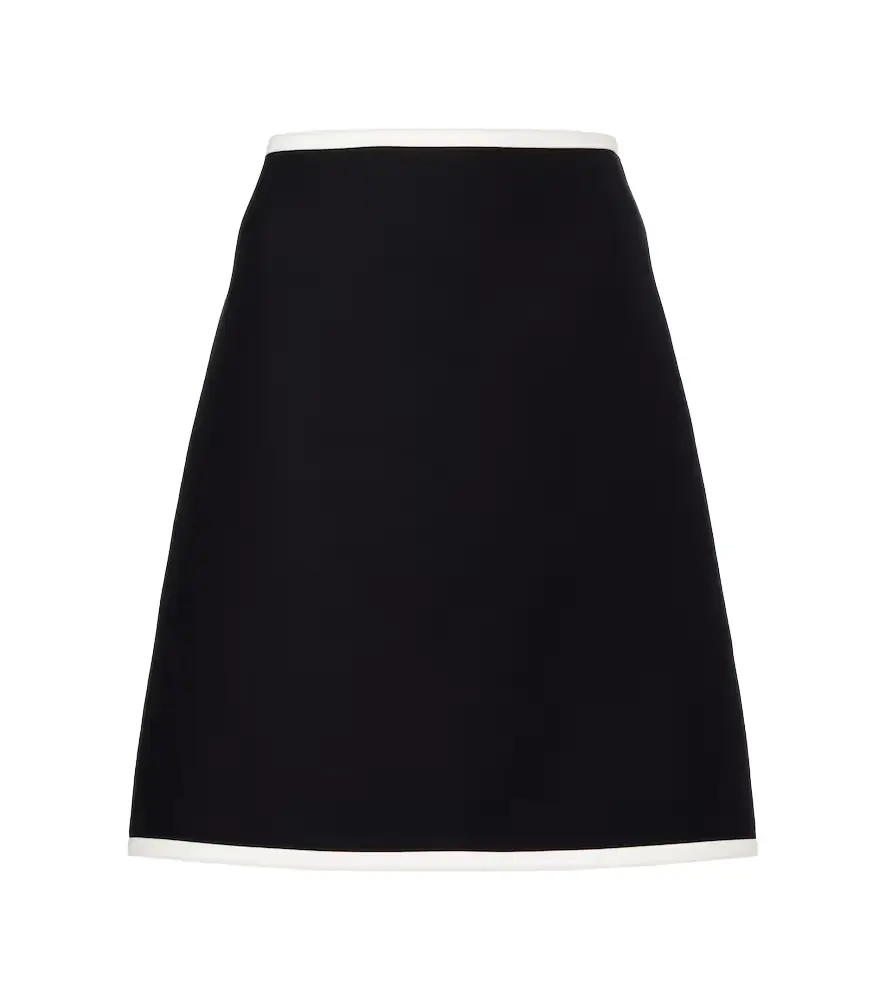 Valentino Crepe Couture miniskirt