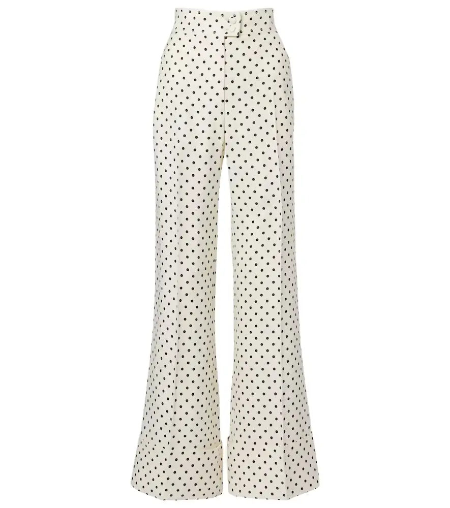 Valentino Supergran Plusdepois flared pants