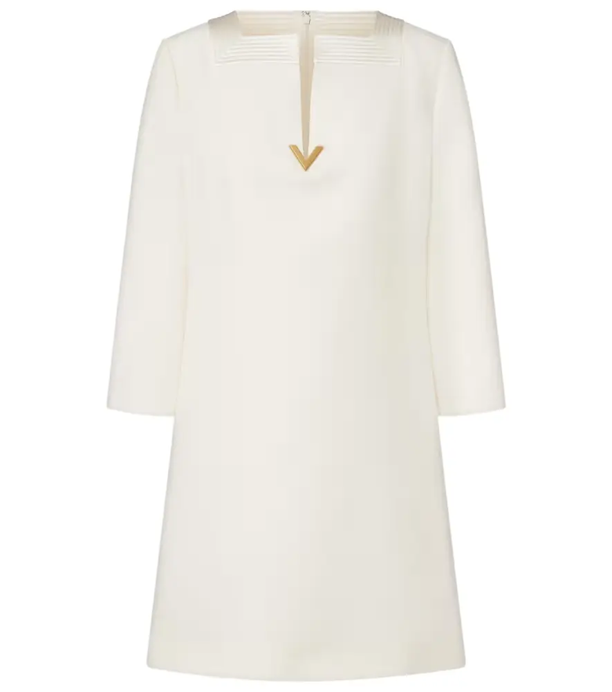 Valentino Crepe Couture VGold minidress