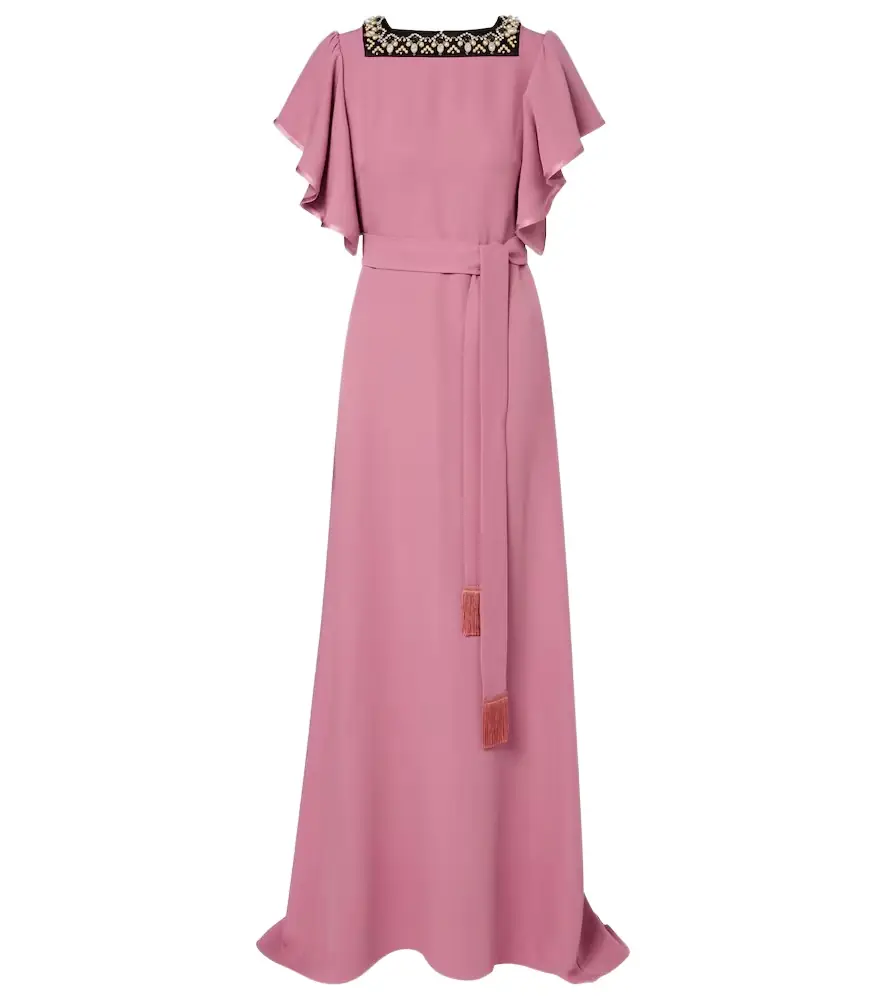 Valentino Cady Couture embellished belted gown