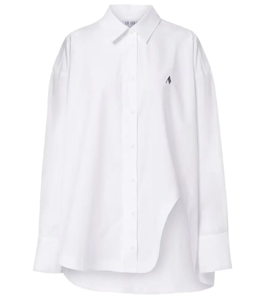 The Attico Diana oversized cotton shirt