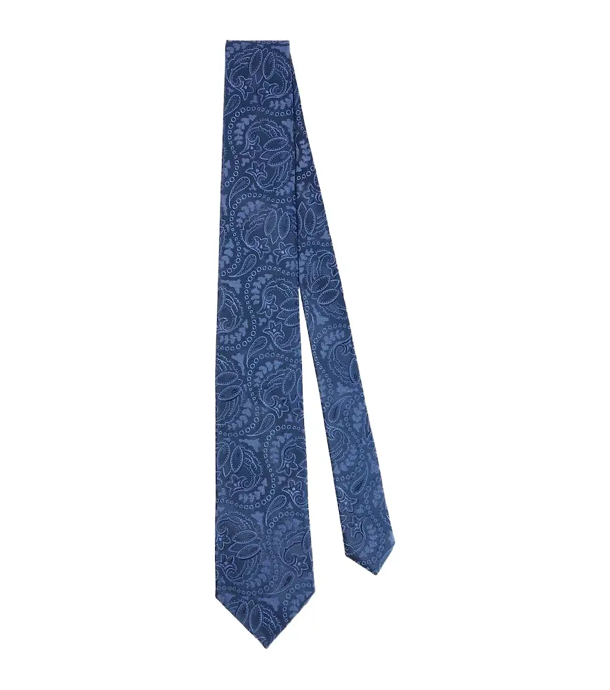 Charvet Paisley silk jacquard tie