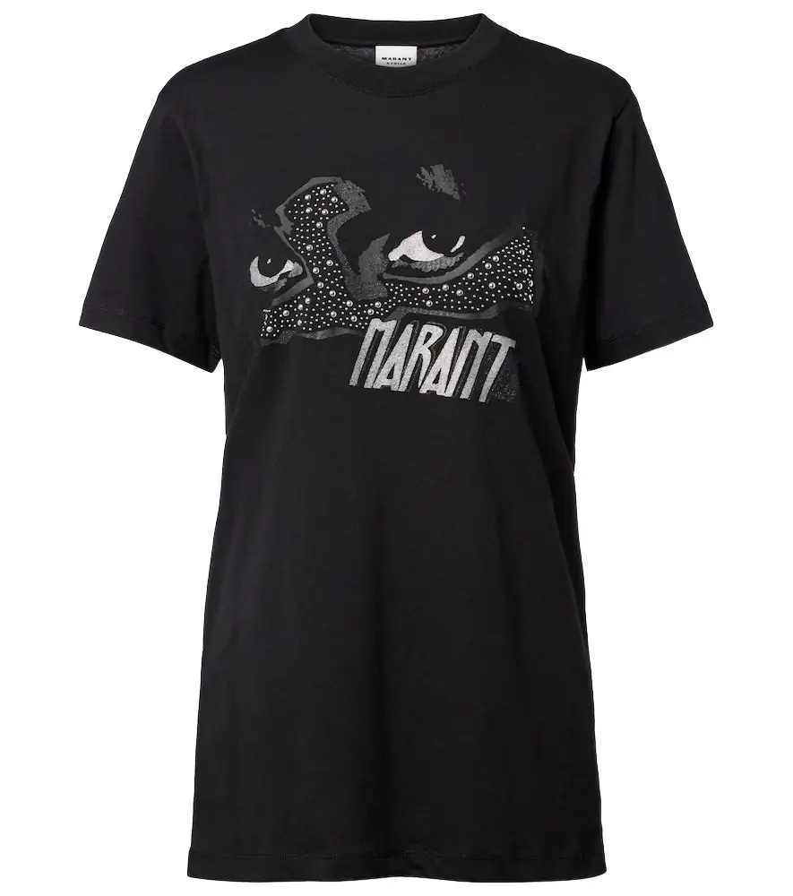 Marant Etoile Zoeline printed cotton jersey T-shirt