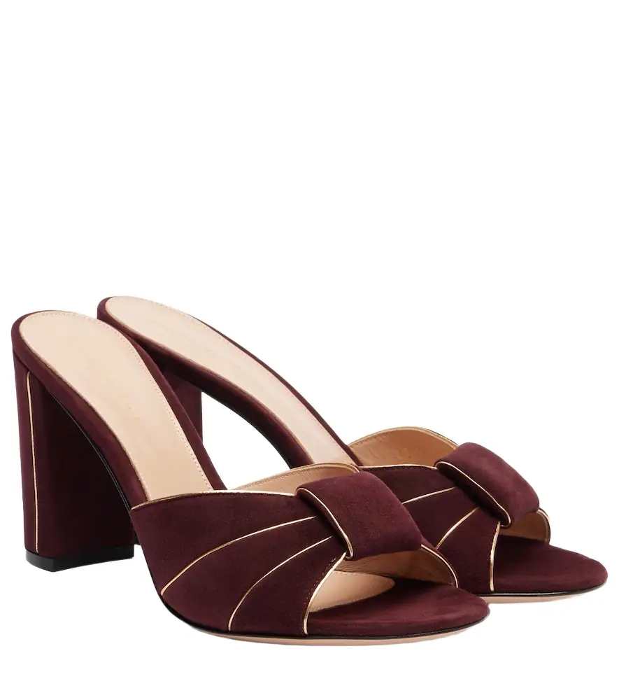 Gianvito Rossi Suede mules