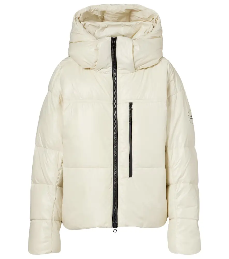 Adidas by Stella McCartney Hooded cropped jacket