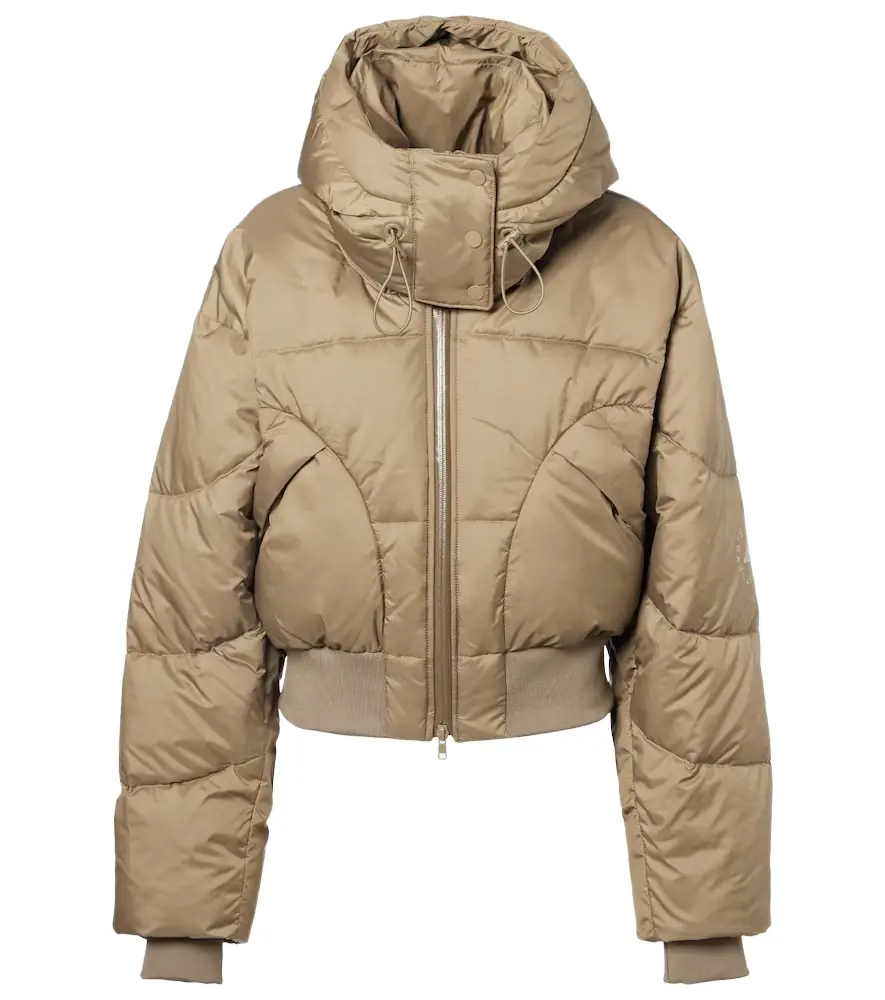Adidas by Stella McCartney Hooded cropped jacket