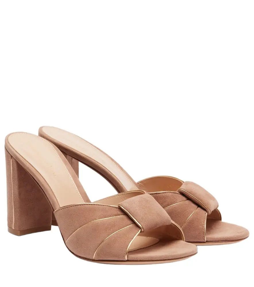 Gianvito Rossi Suede mules