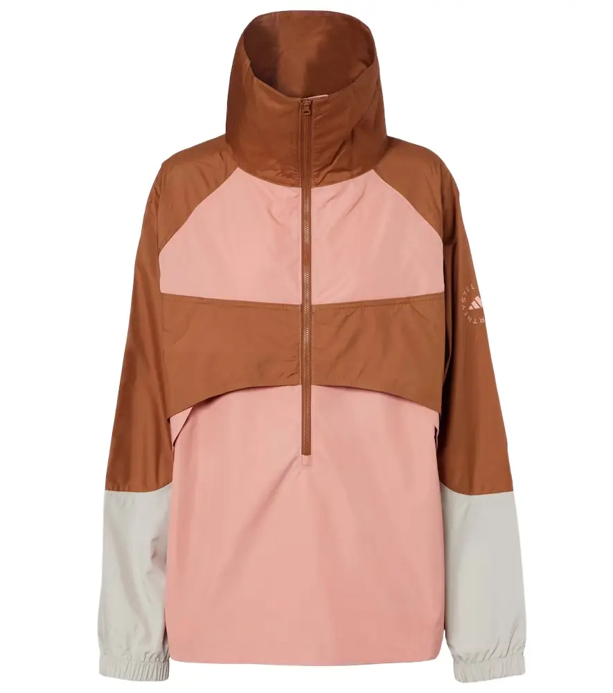 Adidas by Stella McCartney Colorblocked technical jacket
