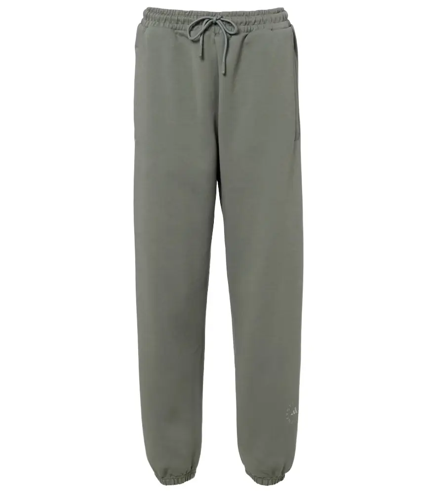 Adidas by Stella McCartney Cotton-blend fleece sweatpants