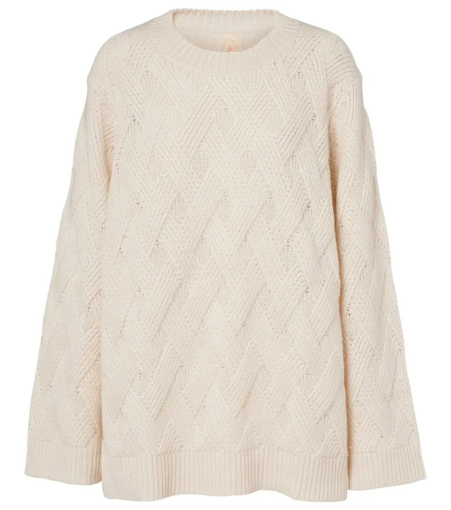 Jardin des Orangers Oversized wool and cashmere sweater