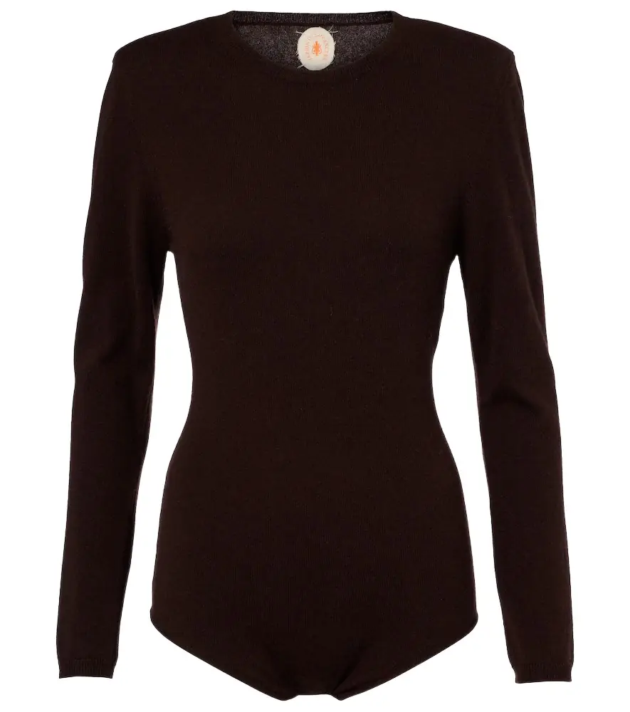 Jardin des Orangers Wool and cashmere bodysuit