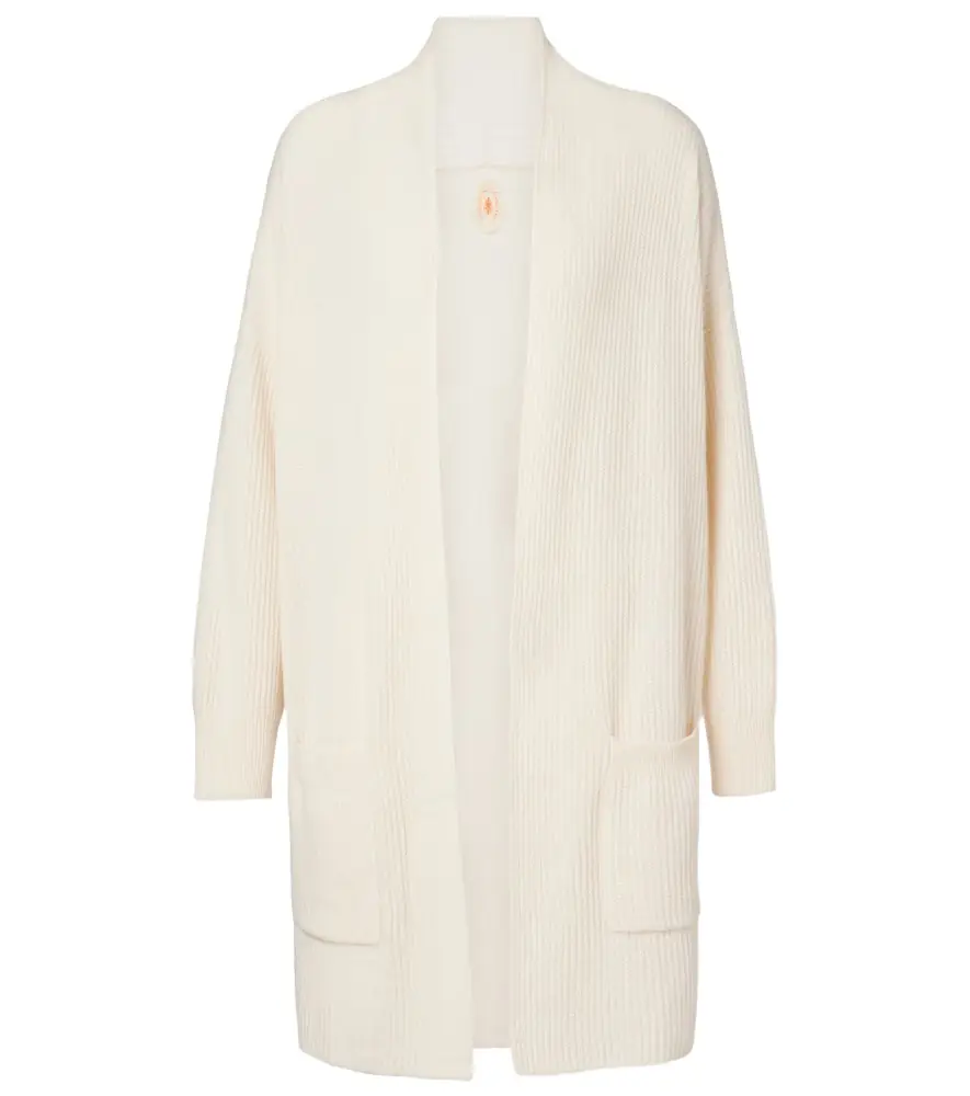 Jardin des Orangers Ribbed-knit cashmere cardigan