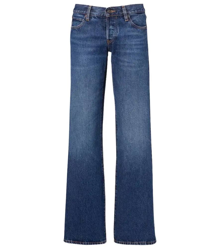 Frame x Amelia Gray The Gray low-rise straight jeans