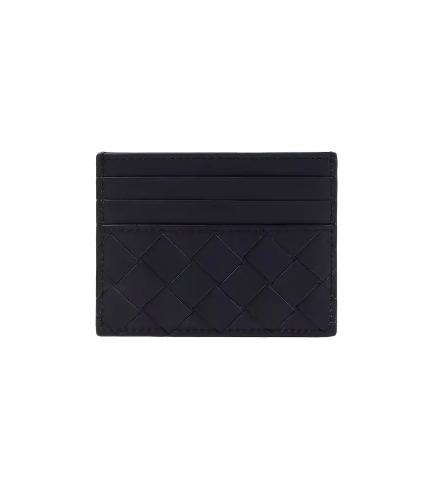 Bottega Veneta Intrecciato leather card holder