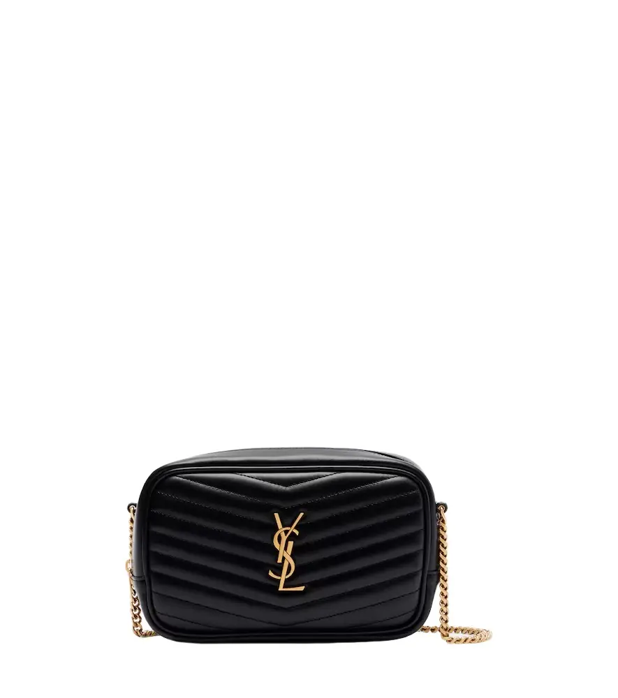Saint Laurent Lou Mini matelassé leather camera bag