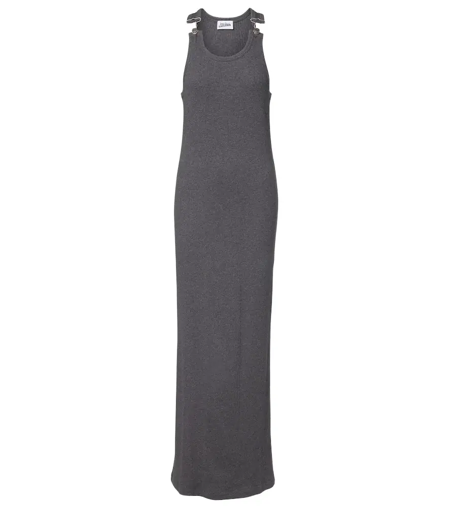 Jean Paul Gaultier Cotton jersey maxi dress