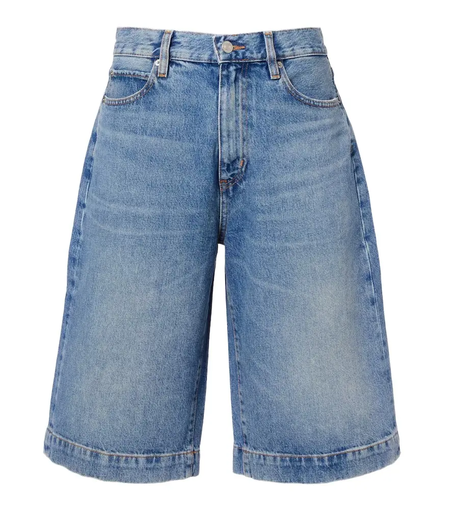 Frame x Amelia Gray Jort high-rise denim shorts