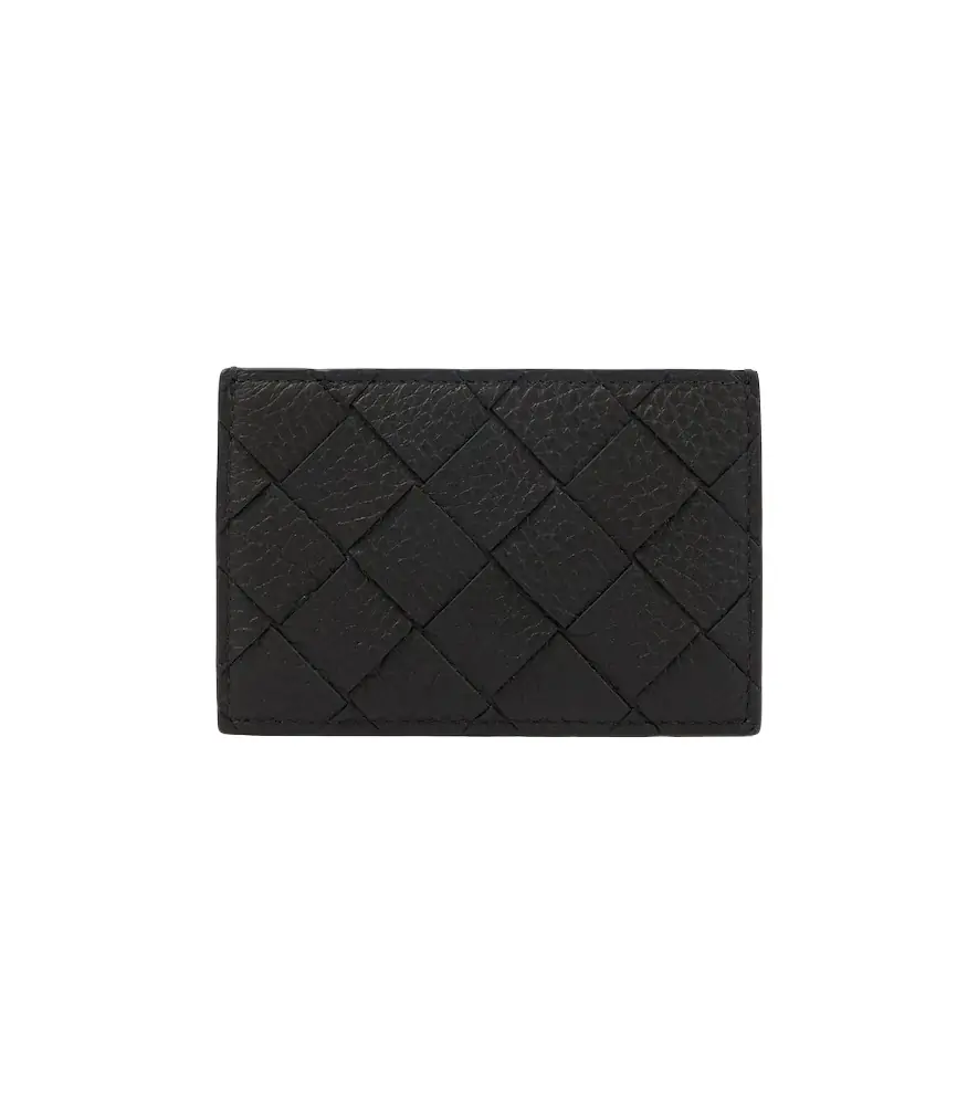 Bottega Veneta Intrecciato leather card holder