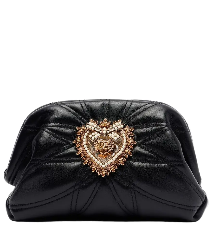 Dolce & Gabbana Devotion Small leather shoulder bag