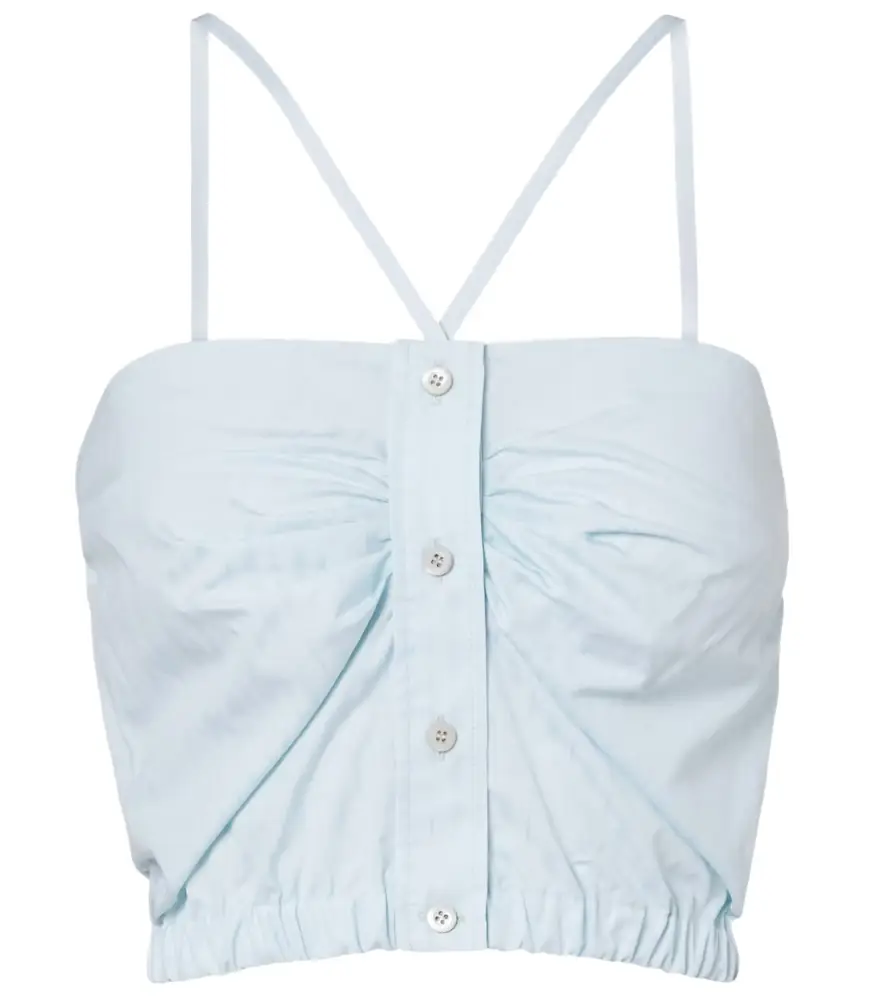 Prada Cotton poplin top