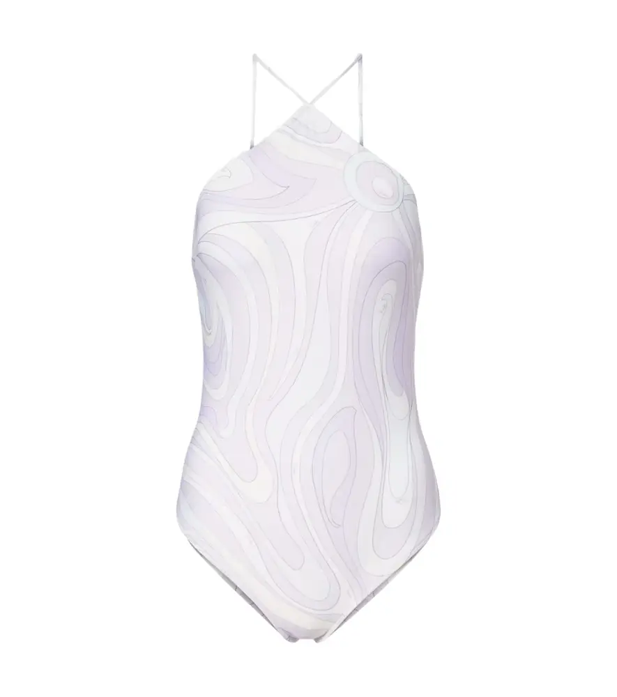 Pucci Marmo halterneck swimsuit