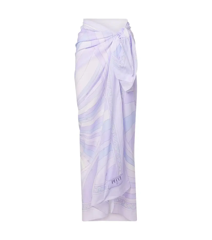 Pucci Iride cotton beach cover-up