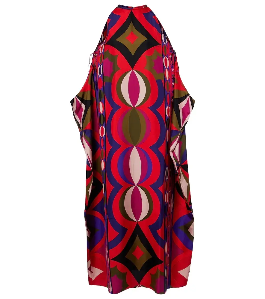 Pucci Collane cutout silk kaftan