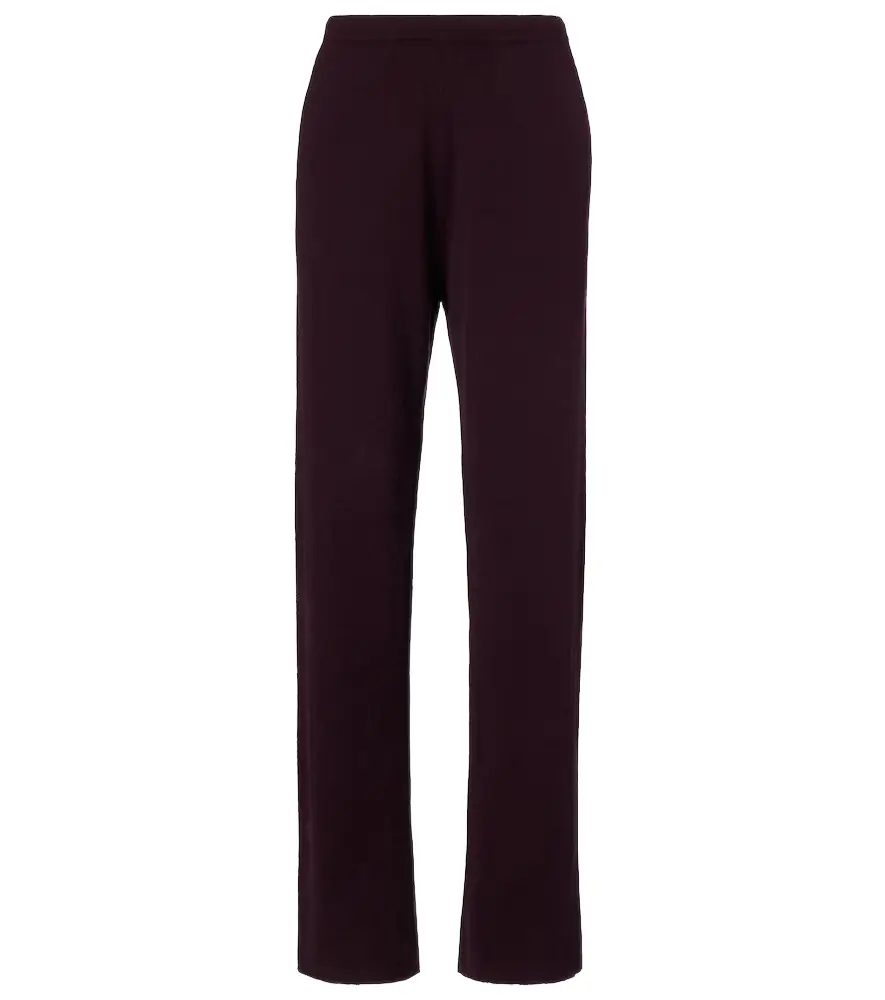 Extreme Cashmere Rush cashmere-blend straight pants