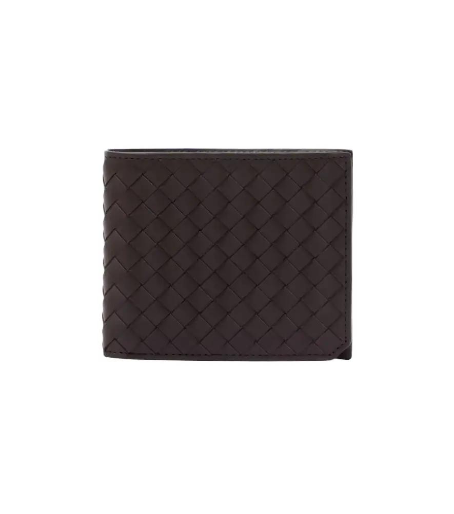 Bottega Veneta Intreccio leather bifold wallet