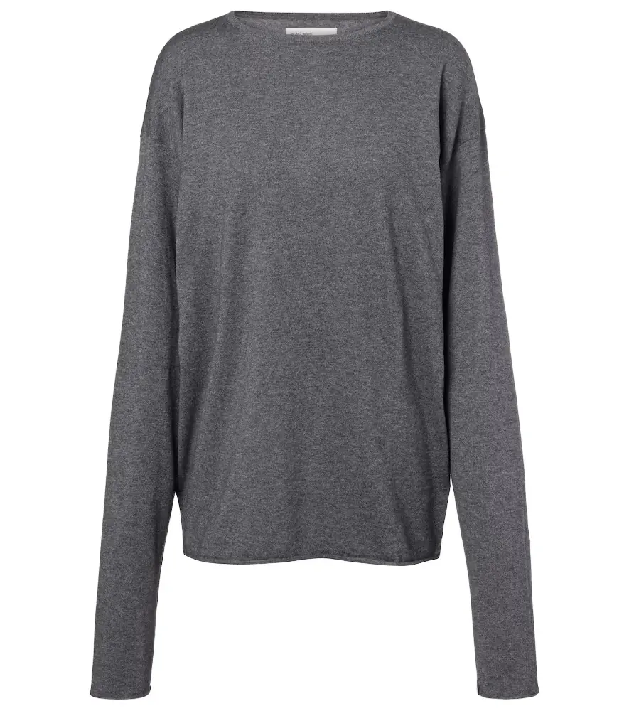 Extreme Cashmere N°347 Aries cotton and cashmere top